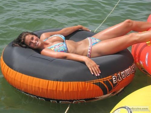 Anonymous in a bikini