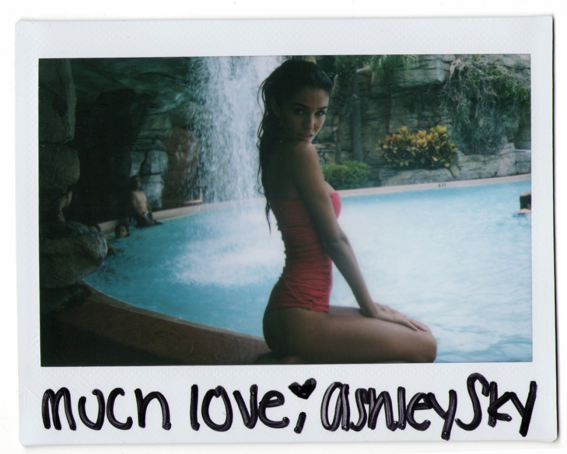 Ashley Sky in a bikini