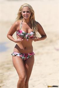 Tulisa Contostavlos in a bikini