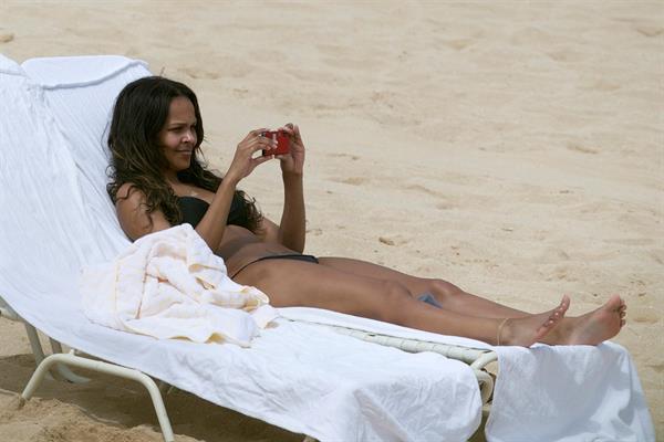 Samantha Mumba in a bikini