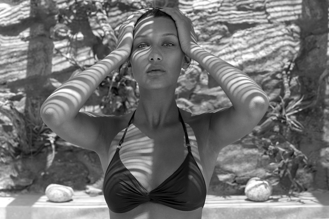 Bella Hadid in a bikini