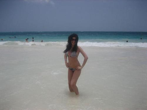 Margarita Giliadov in a bikini