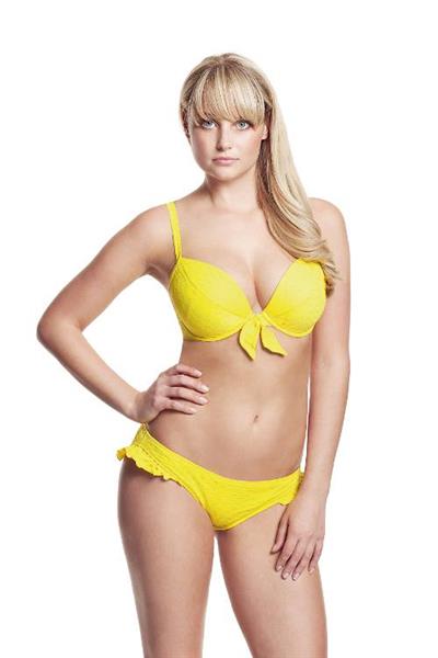 Genevieve Morton in a bikini