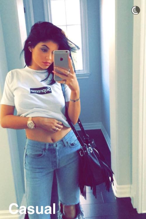 Kylie Jenner taking a selfie