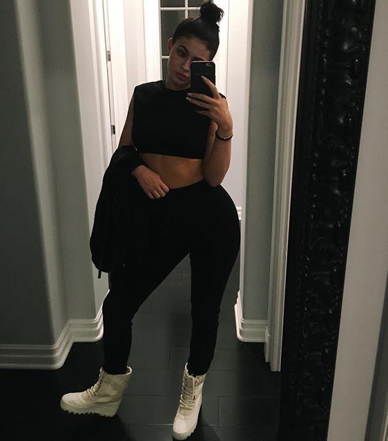 Kylie Jenner taking a selfie