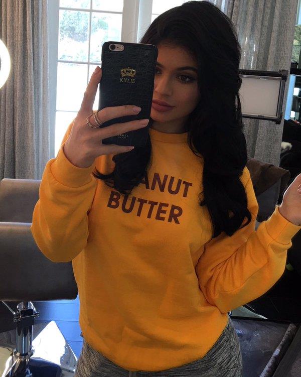 Kylie Jenner taking a selfie