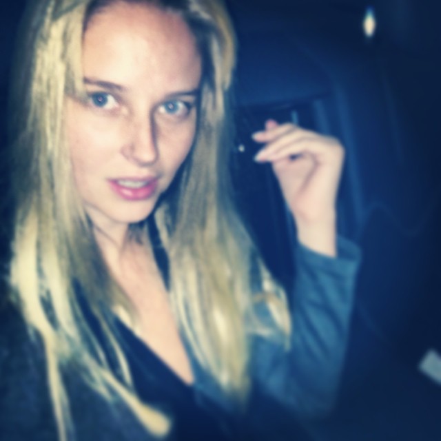 Genevieve Morton taking a selfie
