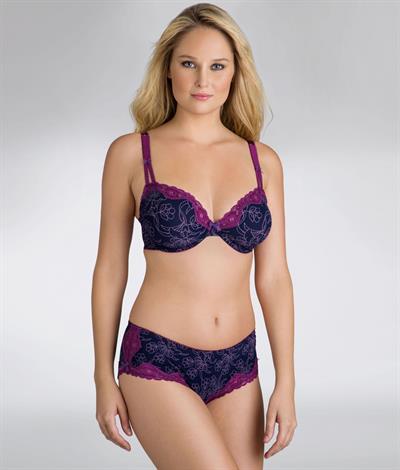 Genevieve Morton in lingerie