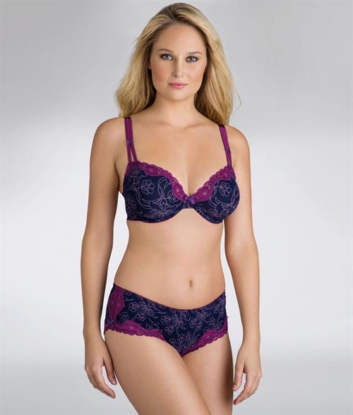 Genevieve Morton in lingerie