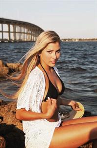 Lily Watters in a bikini