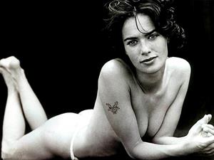 Lena Headey in lingerie