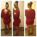 Maliah Michel taking a selfie