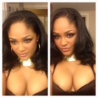 Maliah Michel taking a selfie