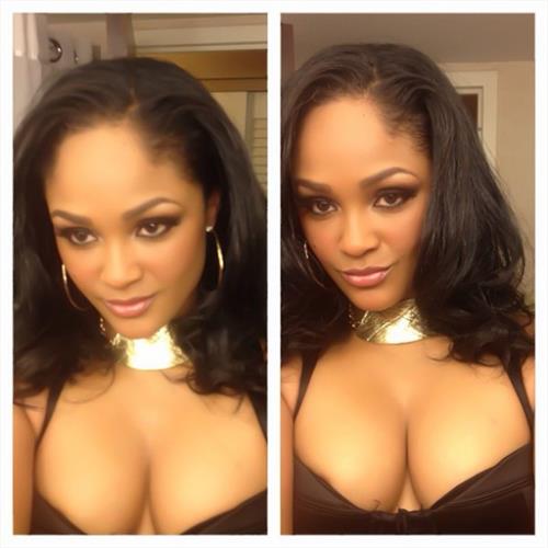 Maliah Michel taking a selfie