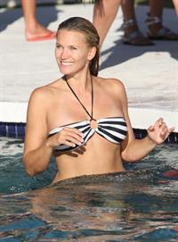 Natasha Henstridge in a bikini