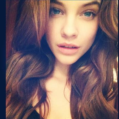 Barbara Palvin taking a selfie