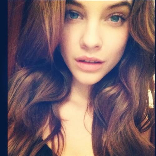 Barbara Palvin taking a selfie