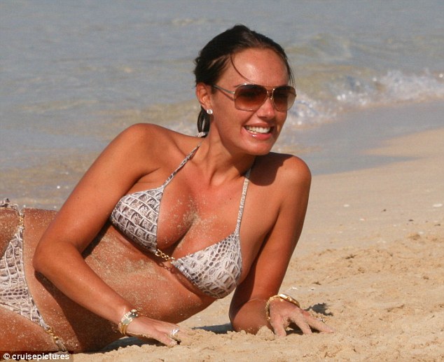 Tamara Ecclestone in a bikini