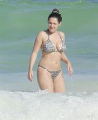 Kelly Brook in a bikini