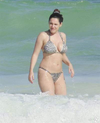 Kelly Brook in a bikini