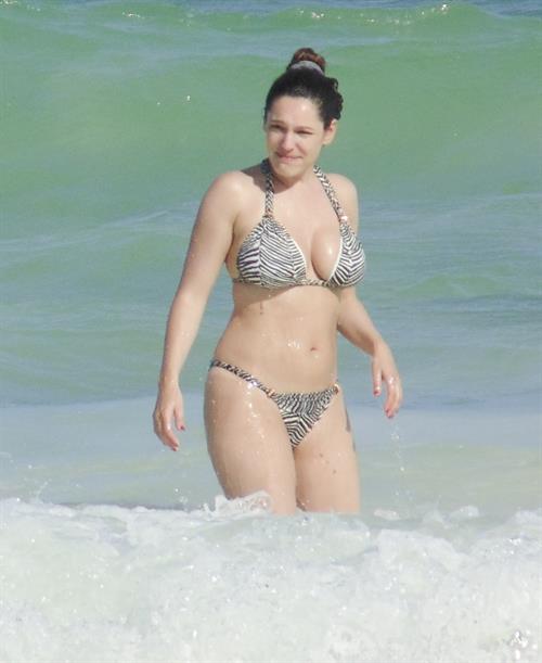 Kelly Brook in a bikini