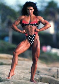 Sharon Bruneau in a bikini