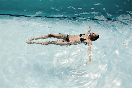 Abi Penhale in a bikini