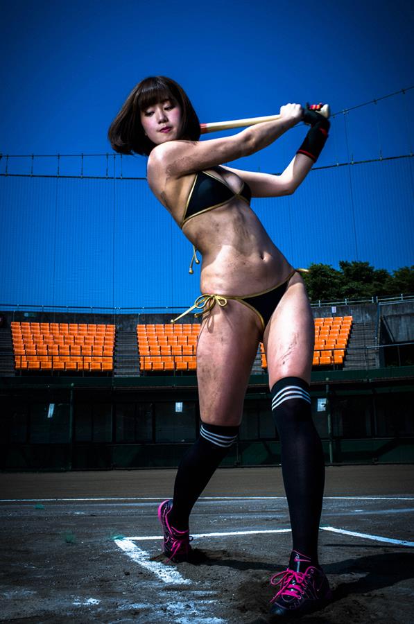 Ami Inamura in a bikini