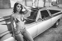 Tianna Gregory in a bikini