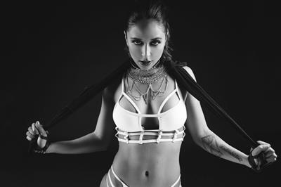 Tianna Gregory in a bikini