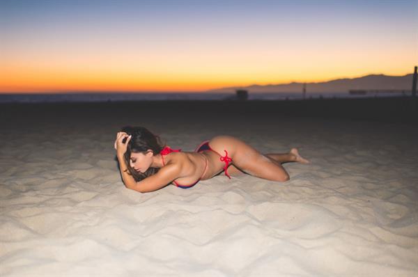 Tianna Gregory in a bikini