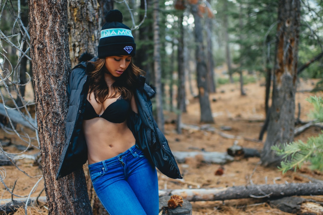 Tianna Gregory in lingerie