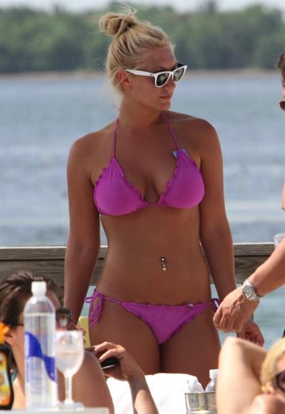 Brooke Hogan in a bikini