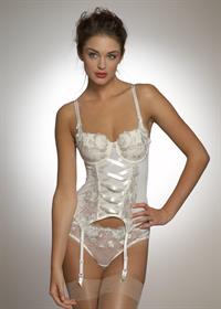 Violet Budd in lingerie