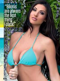 Alice Goodwin red and blue bikinis