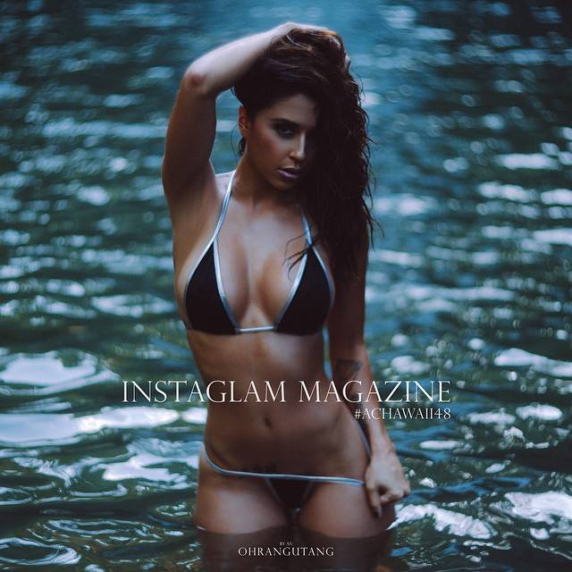 Tianna Gregory in a bikini