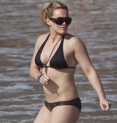 Hilary Duff in a bikini