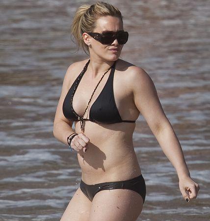 Hilary Duff in a bikini