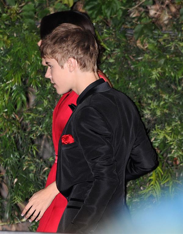 Selena Gomez Vanity Fair Oscar party in West Hollywood on February 27, 2011