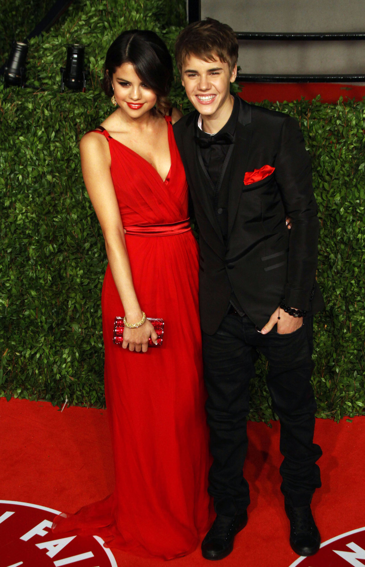 Selena Gomez Vanity Fair Oscar party in West Hollywood on February 27, 2011