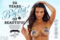 Emily Ratajkowski in body paint