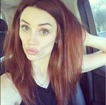 Arielle Vandenberg taking a selfie