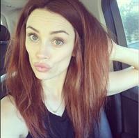 Arielle Vandenberg taking a selfie