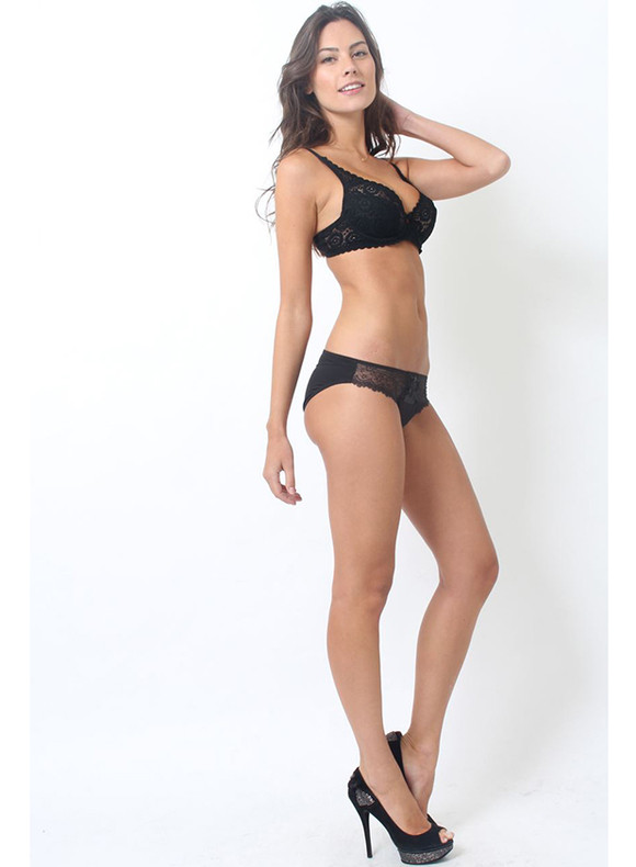 Juliana Mueller in lingerie