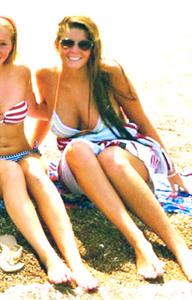 Carla Zalesky in a bikini