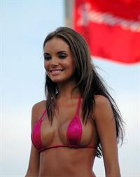 Hillary Fisher in a bikini