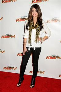 Selena Gomez KIIS FM's Jingle Ball 2010 NOKIA Theatre Los Angeles on December 5, 2010