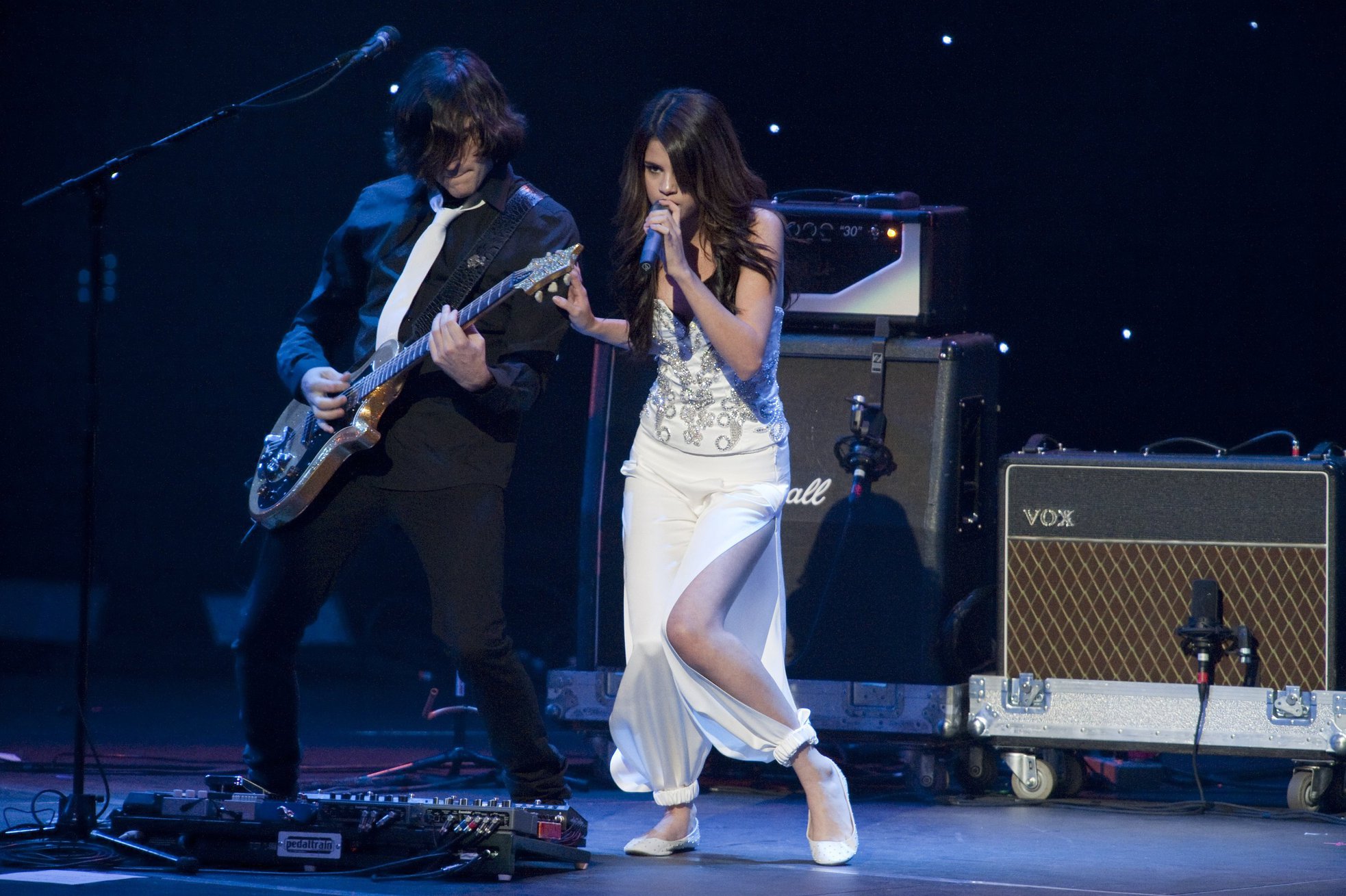 Selena Gomez KIIS FM's Jingle Ball 2010 NOKIA Theatre Los Angeles on December 5, 2010