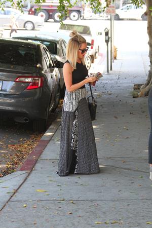 Ashley Tisdale heads to a hair salon in West Hollywood June 12, 2014