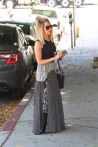 Ashley Tisdale heads to a hair salon in West Hollywood June 12, 2014
